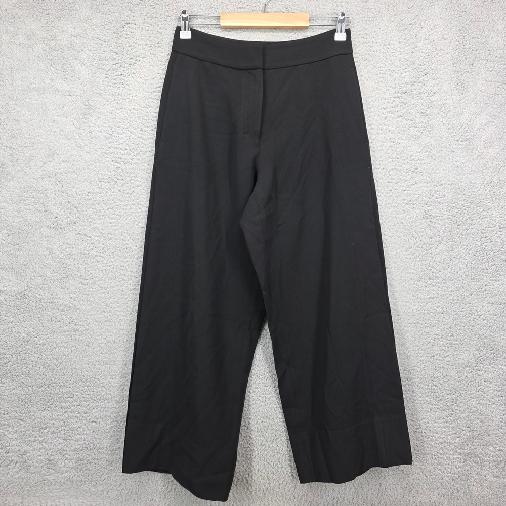 M.M.LaFleur Black Wide Leg Pants Size 0 Small Career Dress‎ Zipper Closure Pants